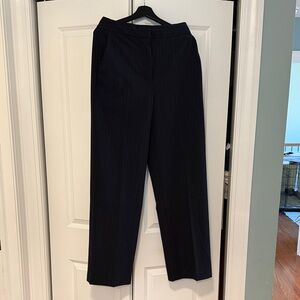 Aritzia Navy pin striped pants